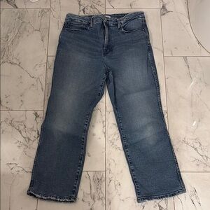 Good American Jeans. No stretch.